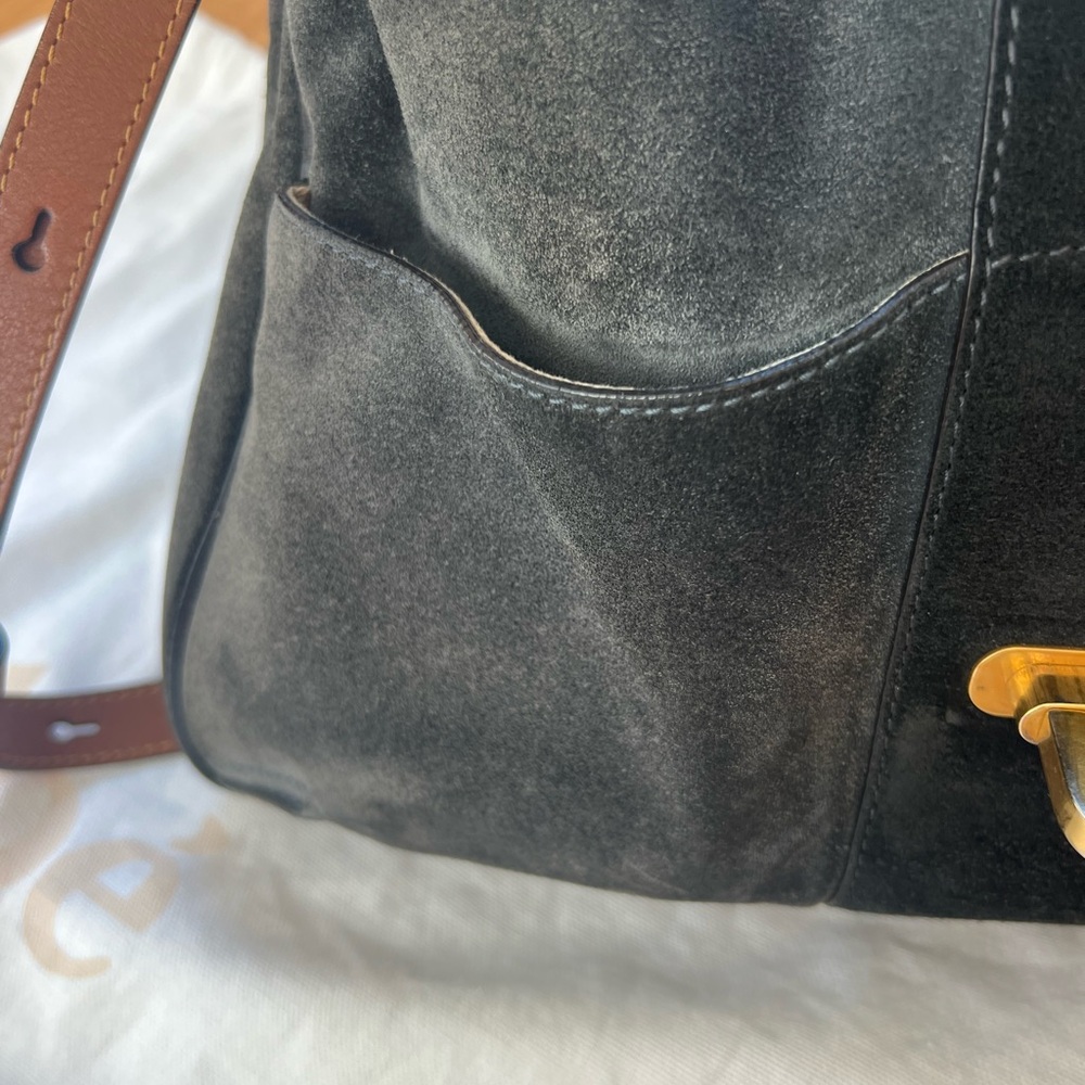 Chloe Lexa suede and leather handbag. - Picture 5 of 12